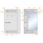 ARA Profile Usi Aluminiu SALICE - AIR SLIMLINE Titanium